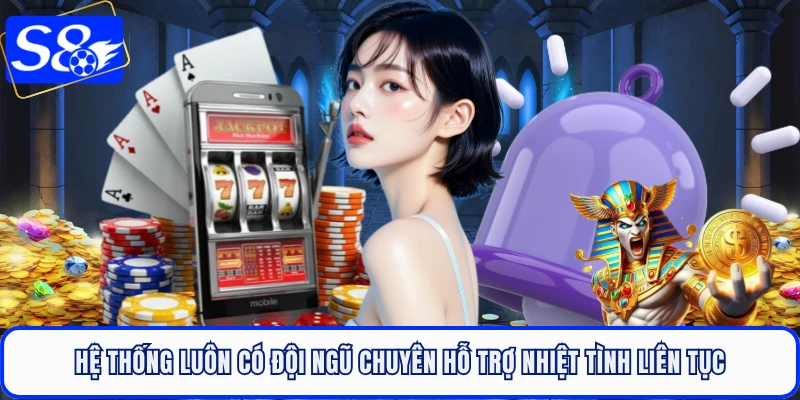 Hệ thống luôn có đội ngũ chuyên hỗ trợ nhiệt tình liên tục