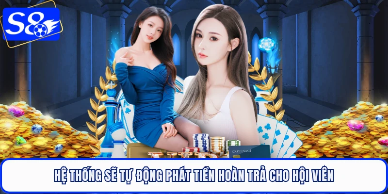 Hệ thống sẽ tự động phát tiền hoàn trả cho hội viên