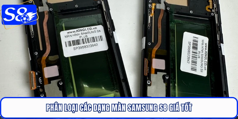 Phân loại các dạng màn samsung S8 giá tốt